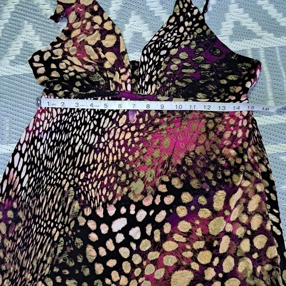 Natori Multicolored Jersey Sleeveless Dress - Picture 9 of 10